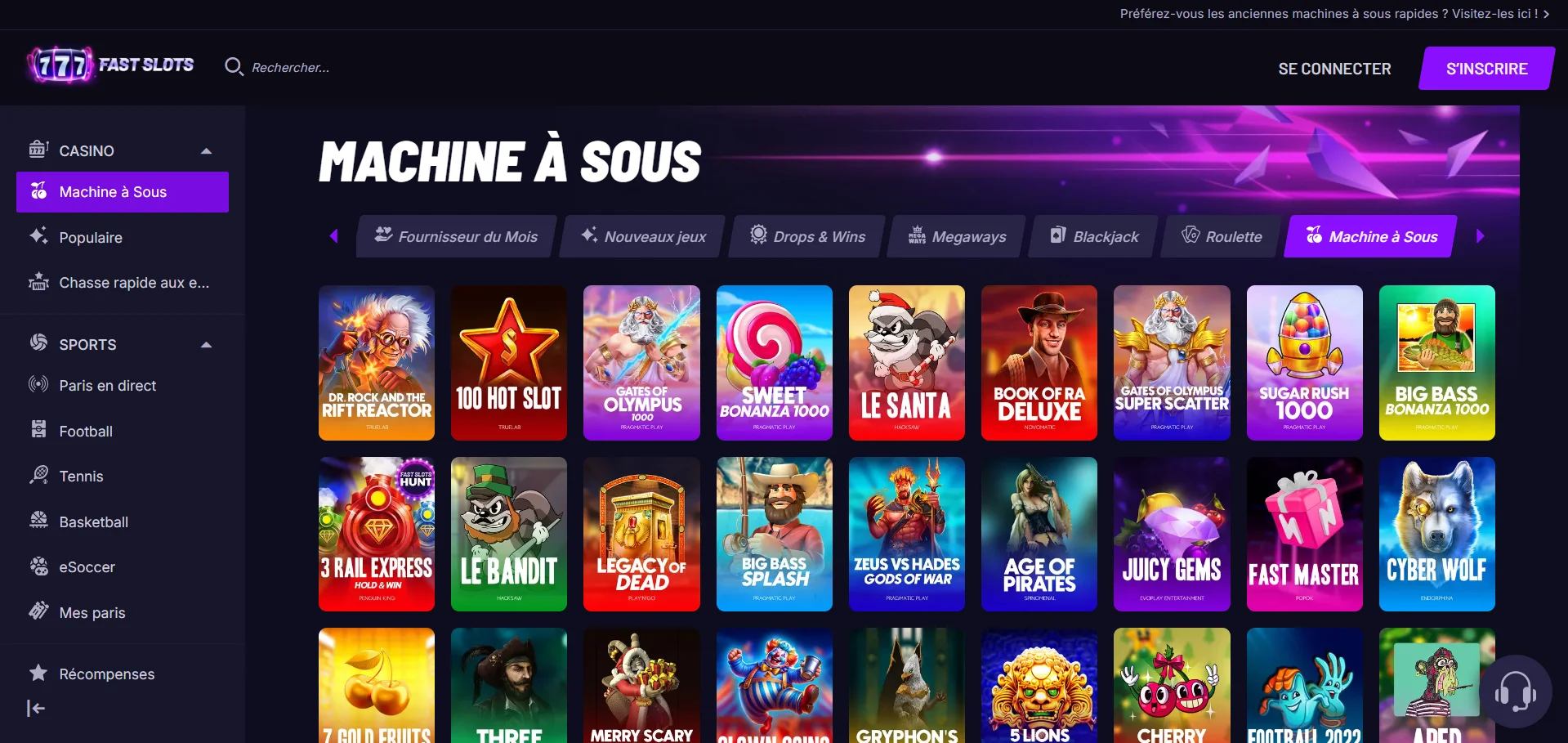 Fast Slots casino jeux